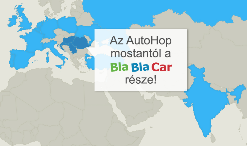 AutoHop.hu a BlaBlaCar része