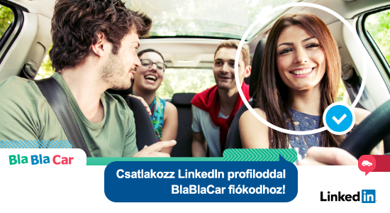 LinkeIn csatlakozás BlaBlaCar fiókkal
